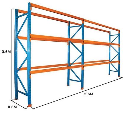 Heavy Duty Warehouse Storage Racking System Dexion Style Pallet Rack Shelves