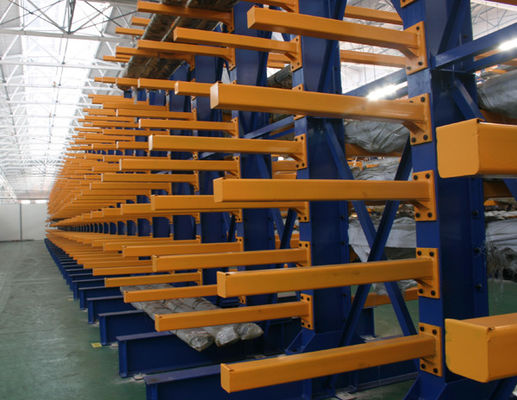 1000kg/arm Cantilever Storage Racks Heavy Duty Warehouse Cantilever Racking Systems