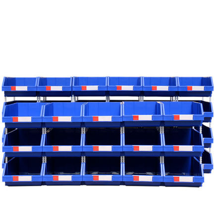 PP PE Plastic Large Small Industrial Stackable Hang Warehouse Spare Parts Tool Shelf Picking Storage Bin Wholesale