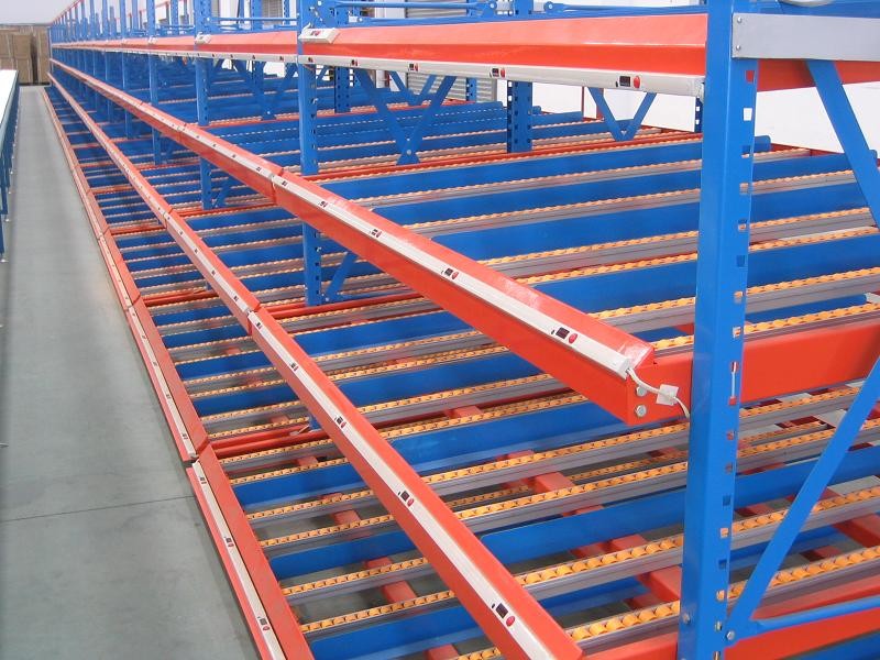 Customized Dynamic Storage Shelving Warehouse Gravity Flow Rack In Warehouse