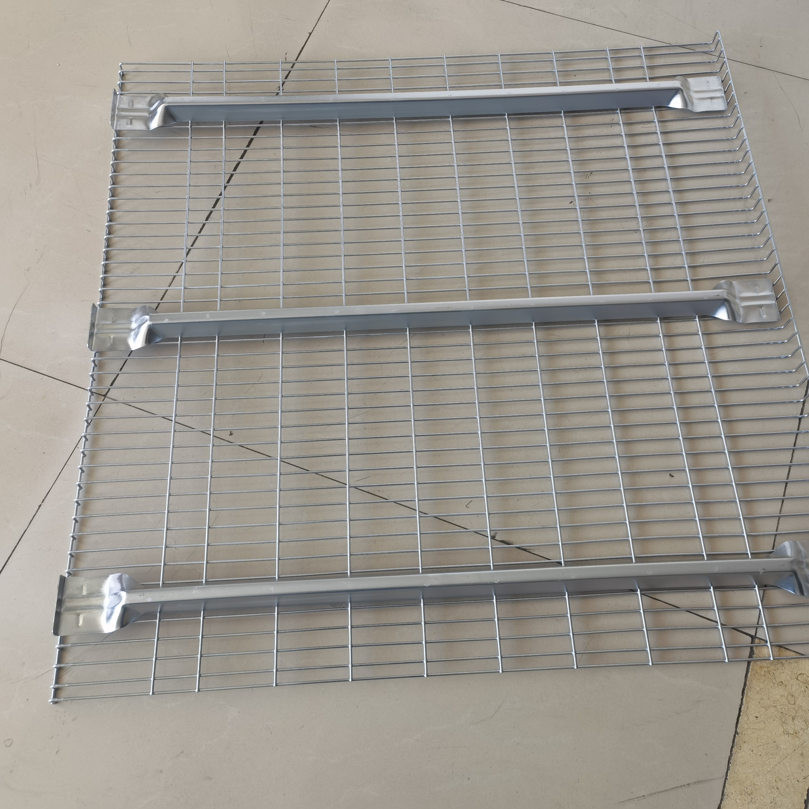 Longspan Shelving Step Beam Iron Warehouse Industrial Shelf Wire Pallet Mesh Deck