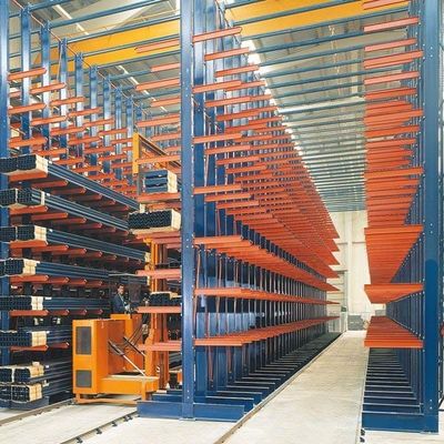 Estantes de almacenamiento con voladizo antisísmico de doble cara