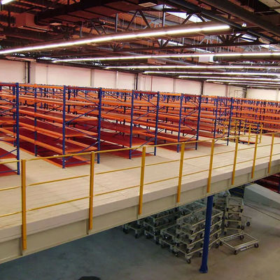 Plataforma de acero industrial de piso mezzanino de almacén de acero de varios niveles