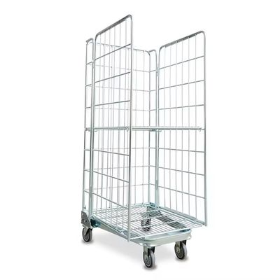 Contenedores de almacenamiento de malla de alambre soldado galvanizado plegable industrial